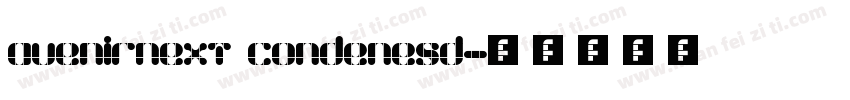 avenirnext condenesd字体转换